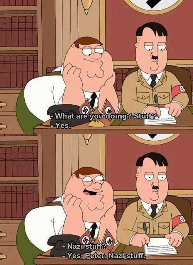 Adolf Hitler In Family Guy -12 Funniest Family Guy Memes
