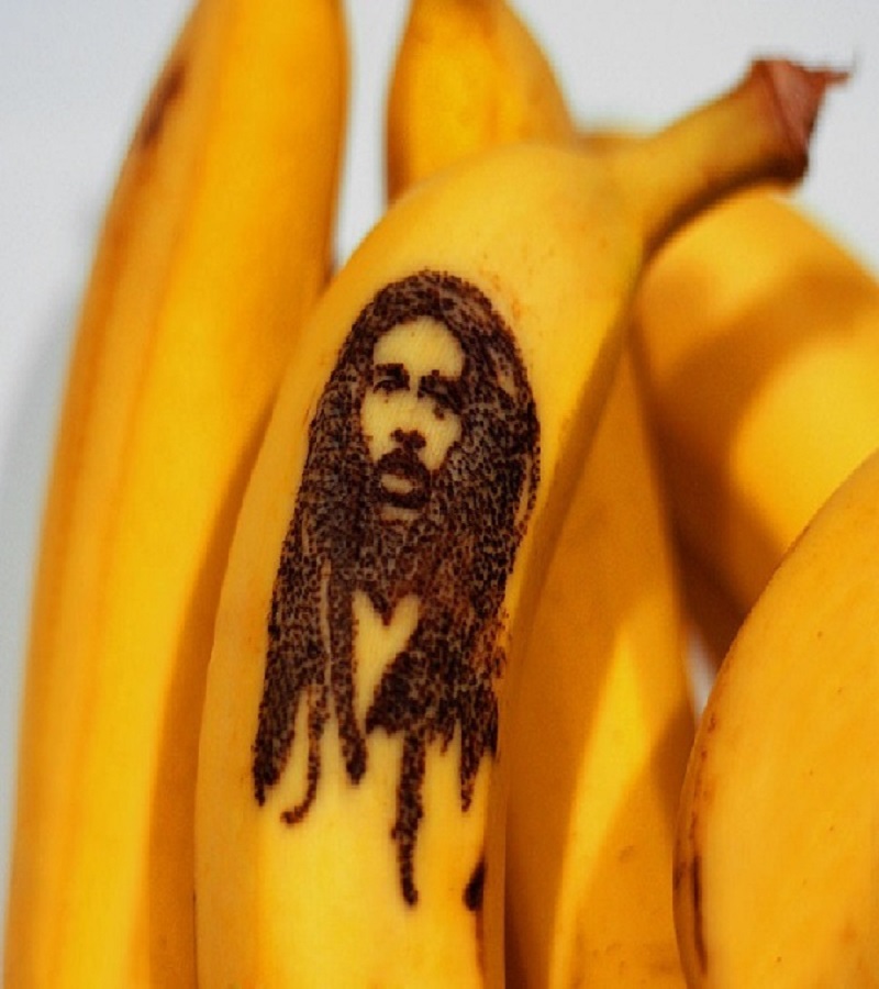 Bob Marley Banana Art-15 Amazing Banana Art You Will Ever See