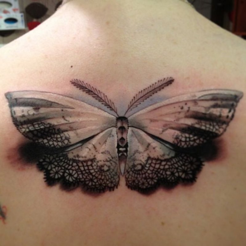 Butterfly 3D Tattoo-15 Fantastic Three Dimensional Tattoos That Will Blow Your Mind