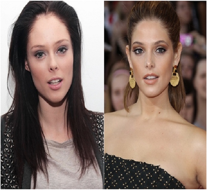 Coco Rocha & Ashley Greene-15 Surprising Celebrity Lookalikes That You Haven't Noticed 