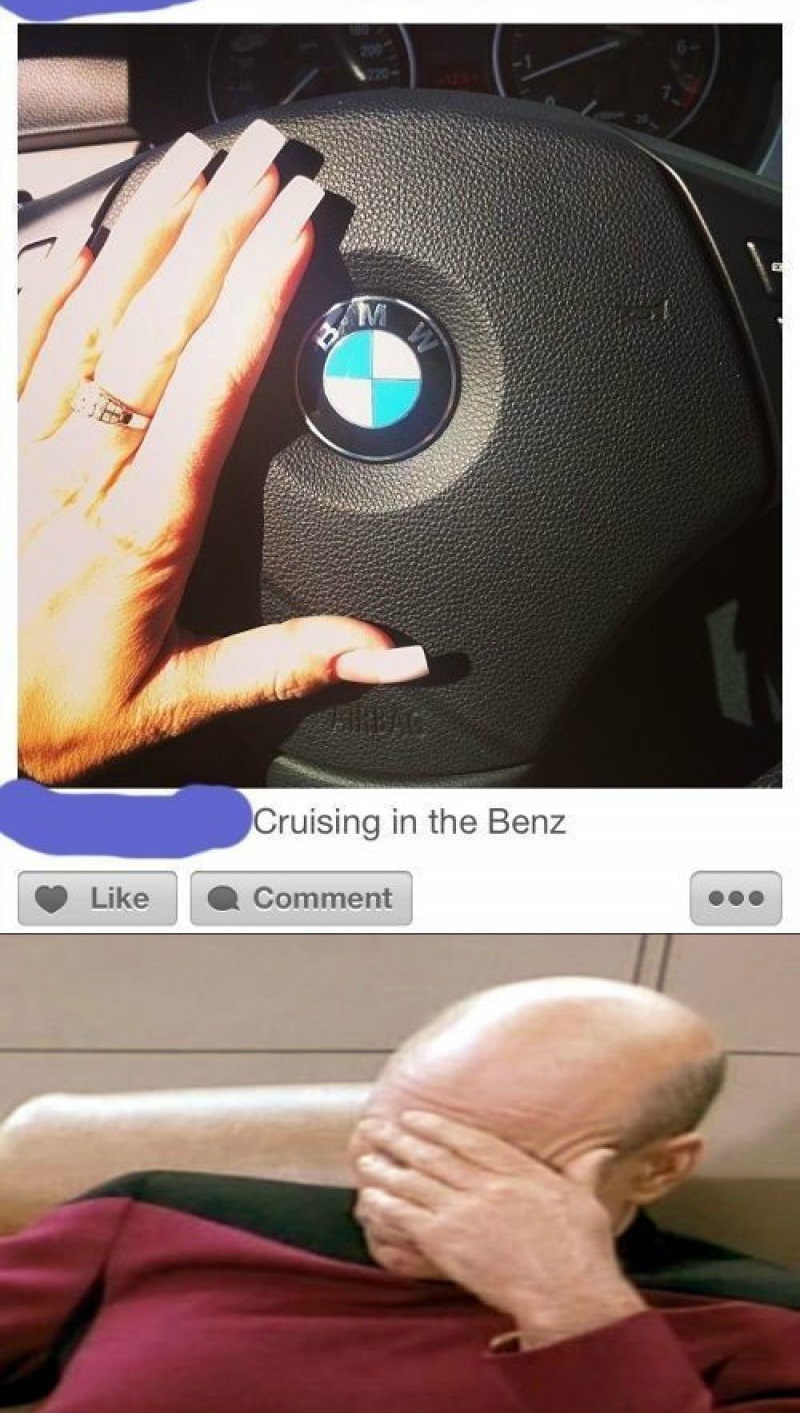 Cruising In The Benz!-12 Funny Facepalm Memes That Will Make You Lol