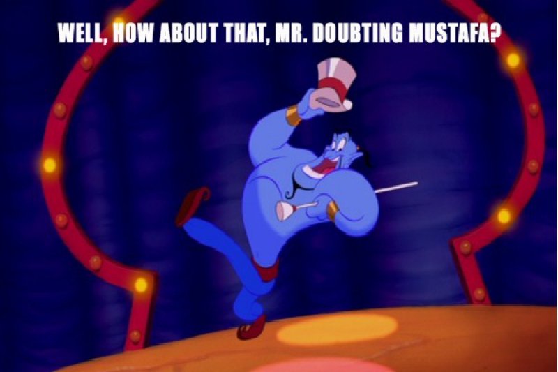 Dancing Genie Quote-12 Funny Quotes Told By Genie From Disney’s Aladdin TV Show