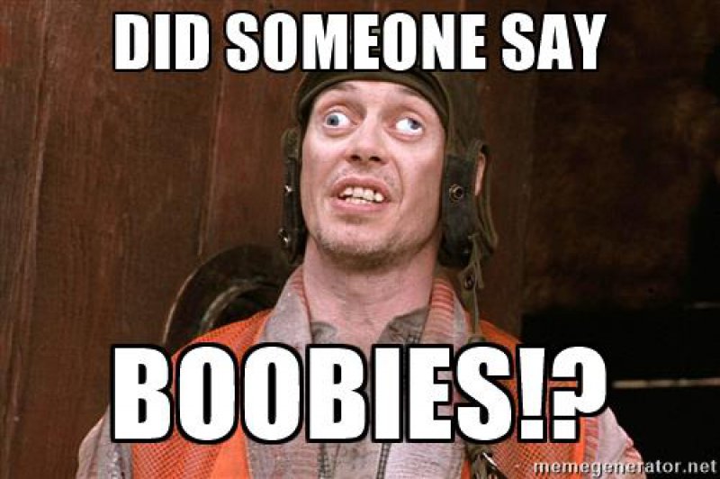 Did Someone Say Boobies?-12 Funny Looks Good To Me Memes You'll Ever See