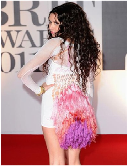 Eliza Doolittle shakes her tail feather-Embarrassing Red Carpet Flops