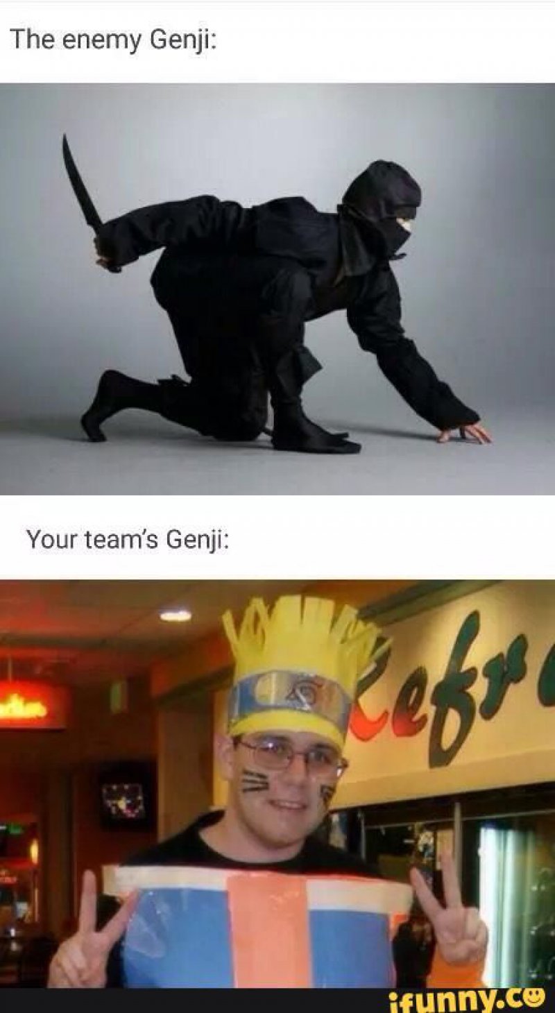 Enemy Genji Vs. Your Team Genji-12 Hilarious Overwatch Memes That Are Sure To Make You Lol