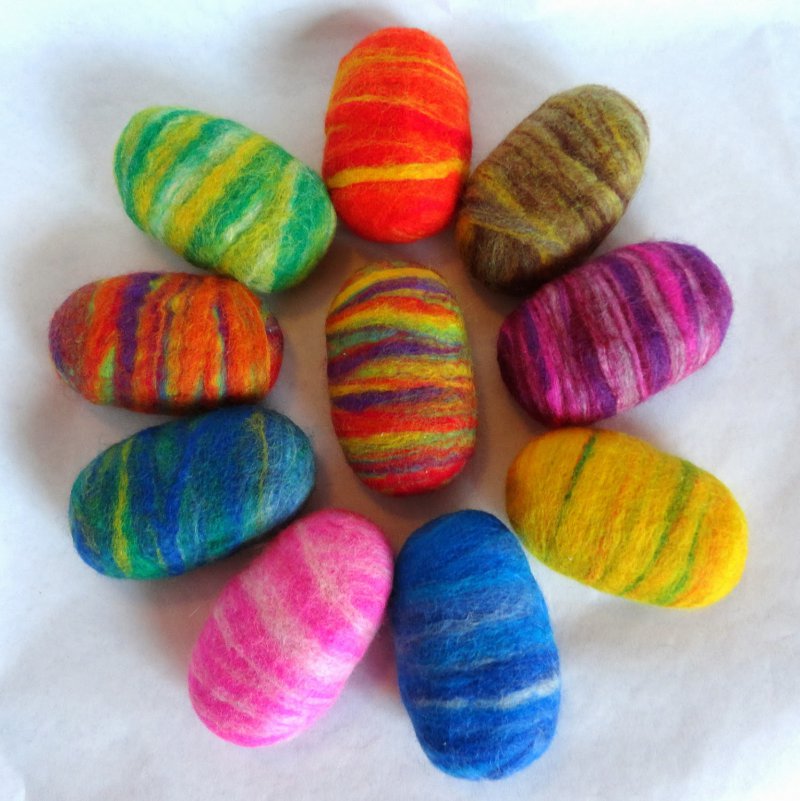 Felted Egg Shaped Soap-12 Hilarious And Creative Soap Bars