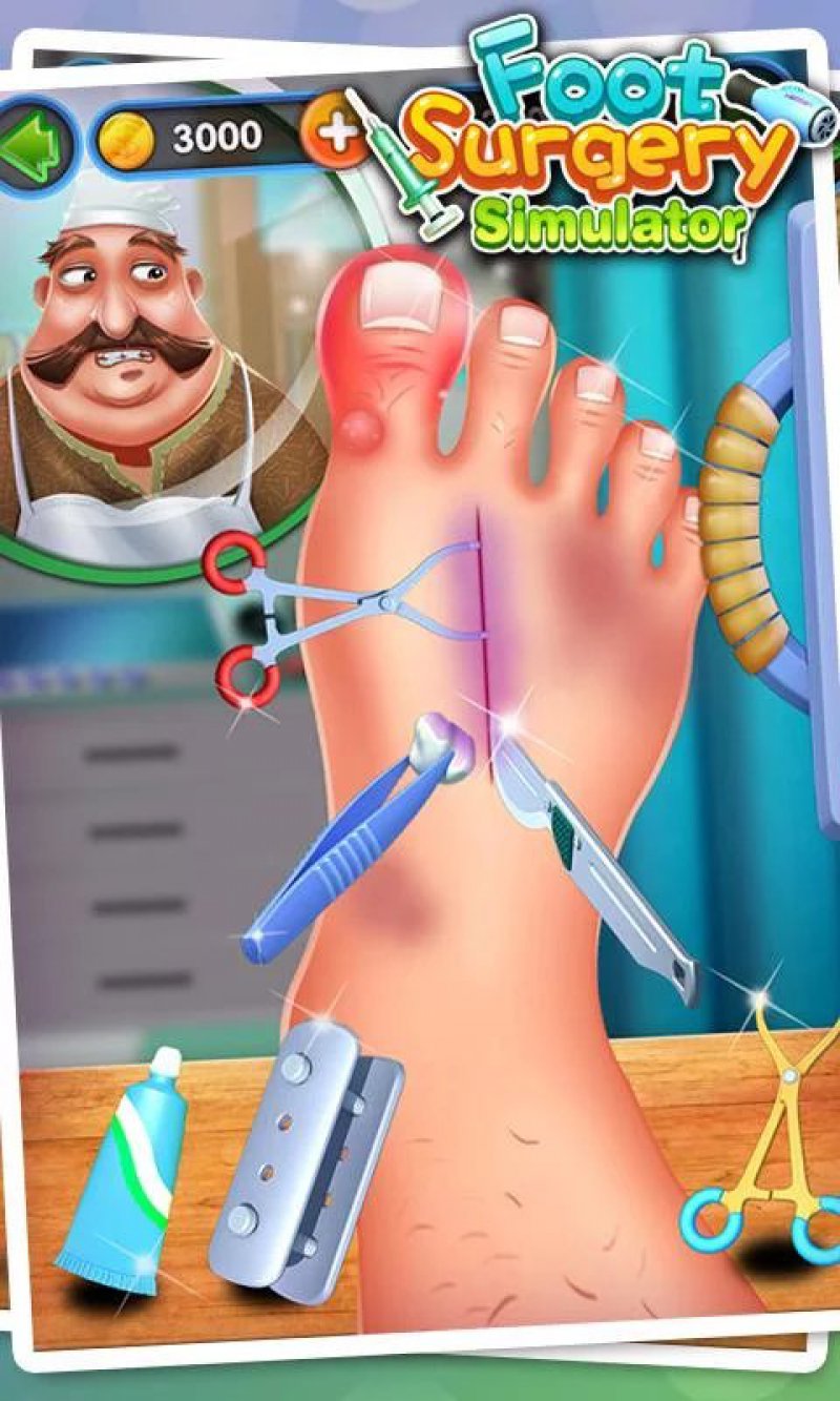 Foot Surgery Simulator-15 Best Surgery Games For IOS And Android