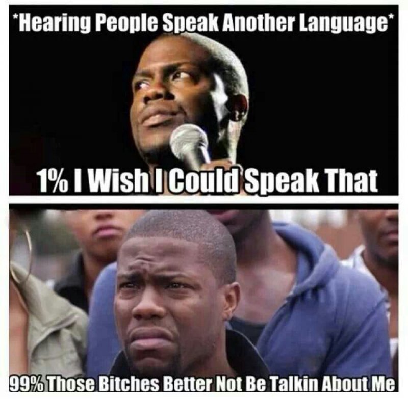 Foreign Language Problems-12 Funny Kevin Hart Memes That Are Sure To Make You Laugh