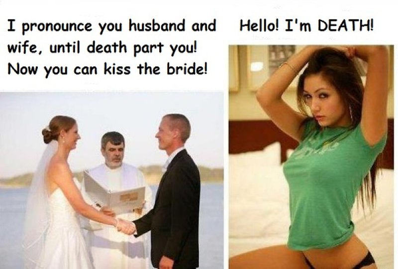 Hello, I'm Death! -12 Hilarious Marriage Memes That Will Make You Lol
