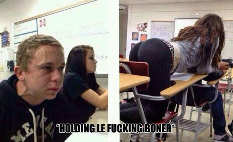 Holding The Boner!-12 Funny "Kid Who Needs To Fart" Memes
