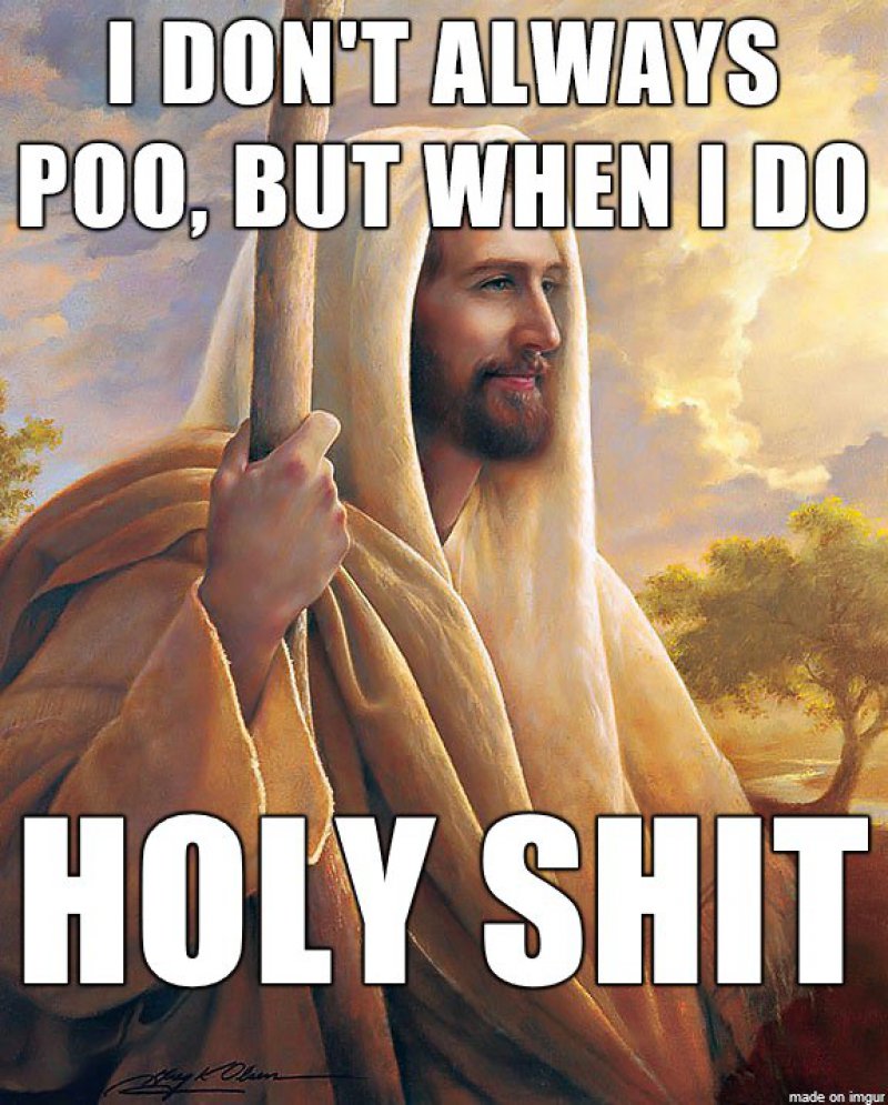Holy Shit!-12 Funny Jesus Memes That Will Make You Lol.