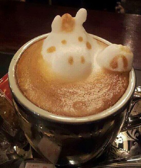 Horse-Top 15 Creative 3D Cafe Latte