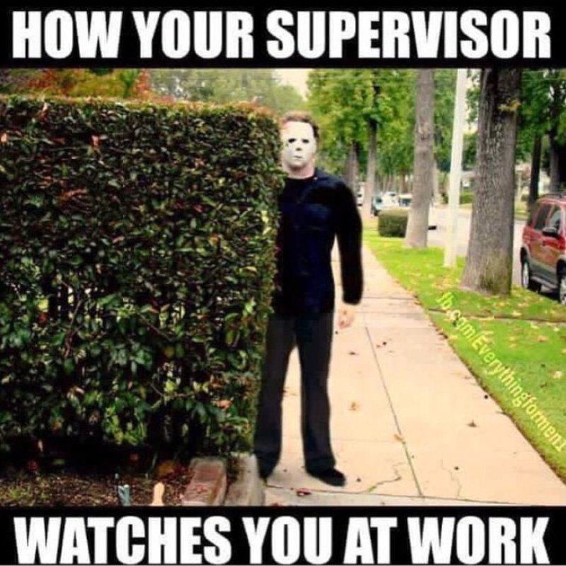 How Your Supervisor Watches You At Work!-12 Hilarious Work Memes That Will Make Your Day