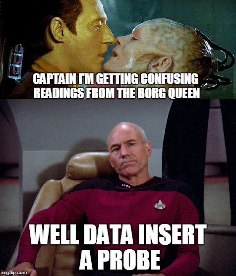 Insert A Probe!-12 Funny Star Trek Memes That Are Make Your Day