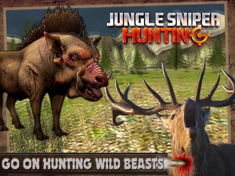 Jungle Sniper Hunting-15 Top Hunting Games For Mobile