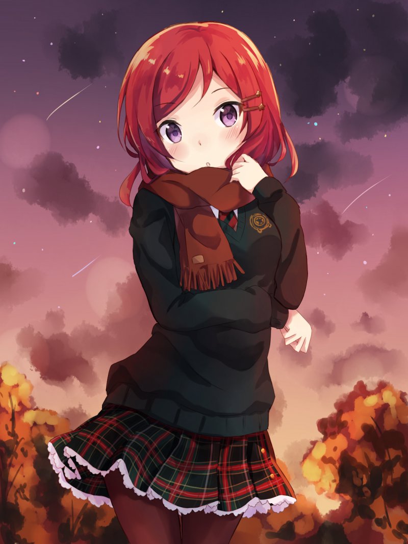 Nishikino Maki-12 Best Anime Pictures You Can Use As Profile Photos