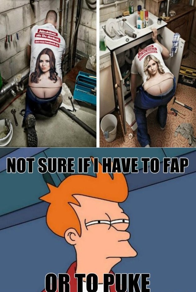 Should i fap or puke?-15 Funniest "Not Sure If" Futurama Fry Memes