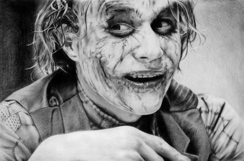 Photograph?-15 Best Joker Drawings That Give You Nightmares 