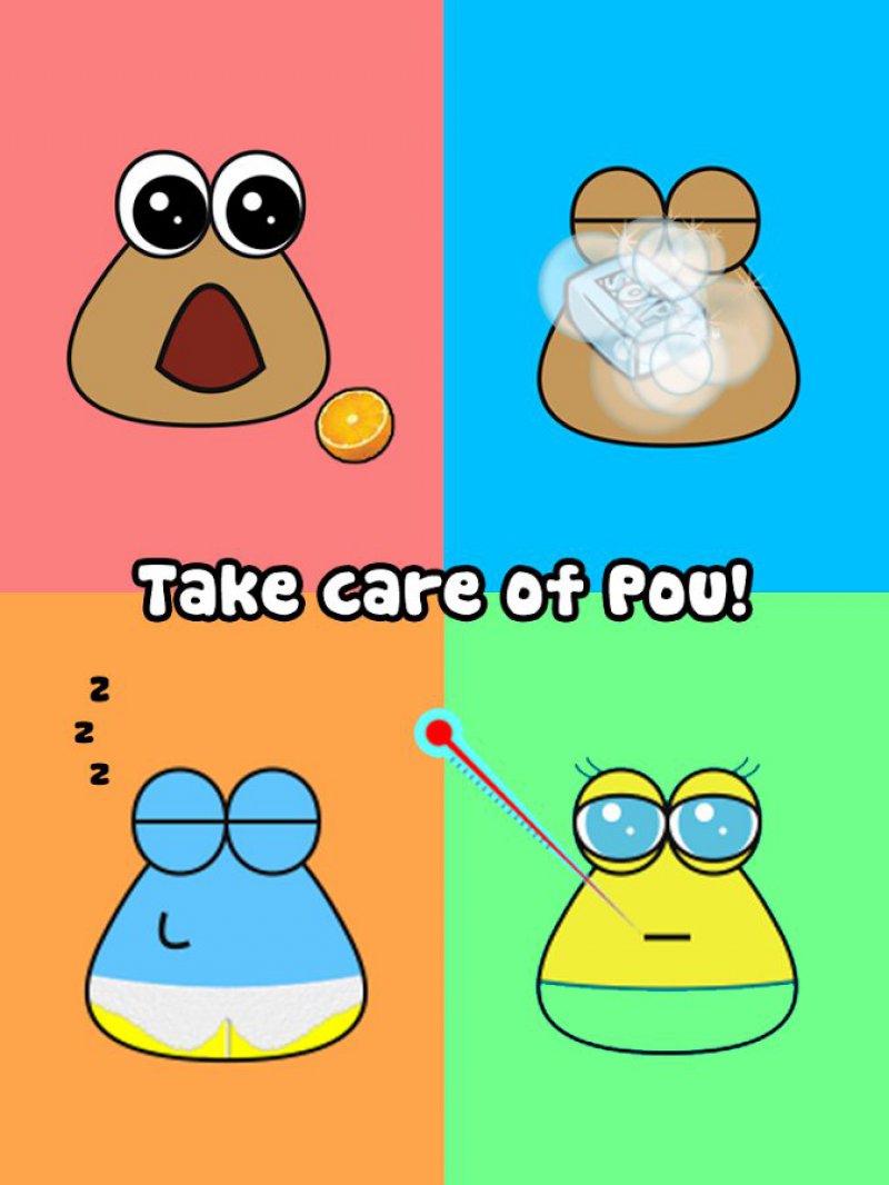 Pou-12 Best Virtual Pet Games For Mobile 