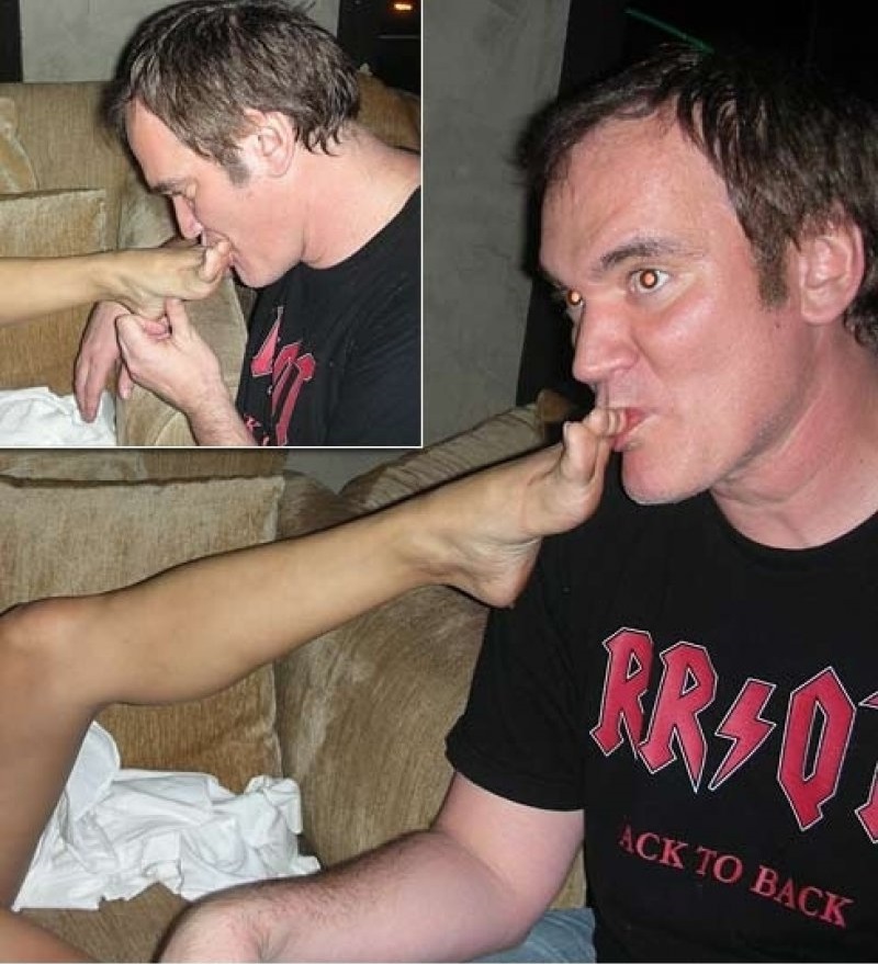 Quentin Tarantino-12 Celebrities Who Have Foot Fetish.