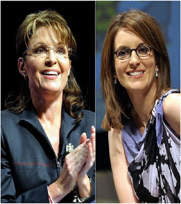 Sarah Palin & Tina Fey-15 Surprising Celebrity Lookalikes That You Haven't Noticed 