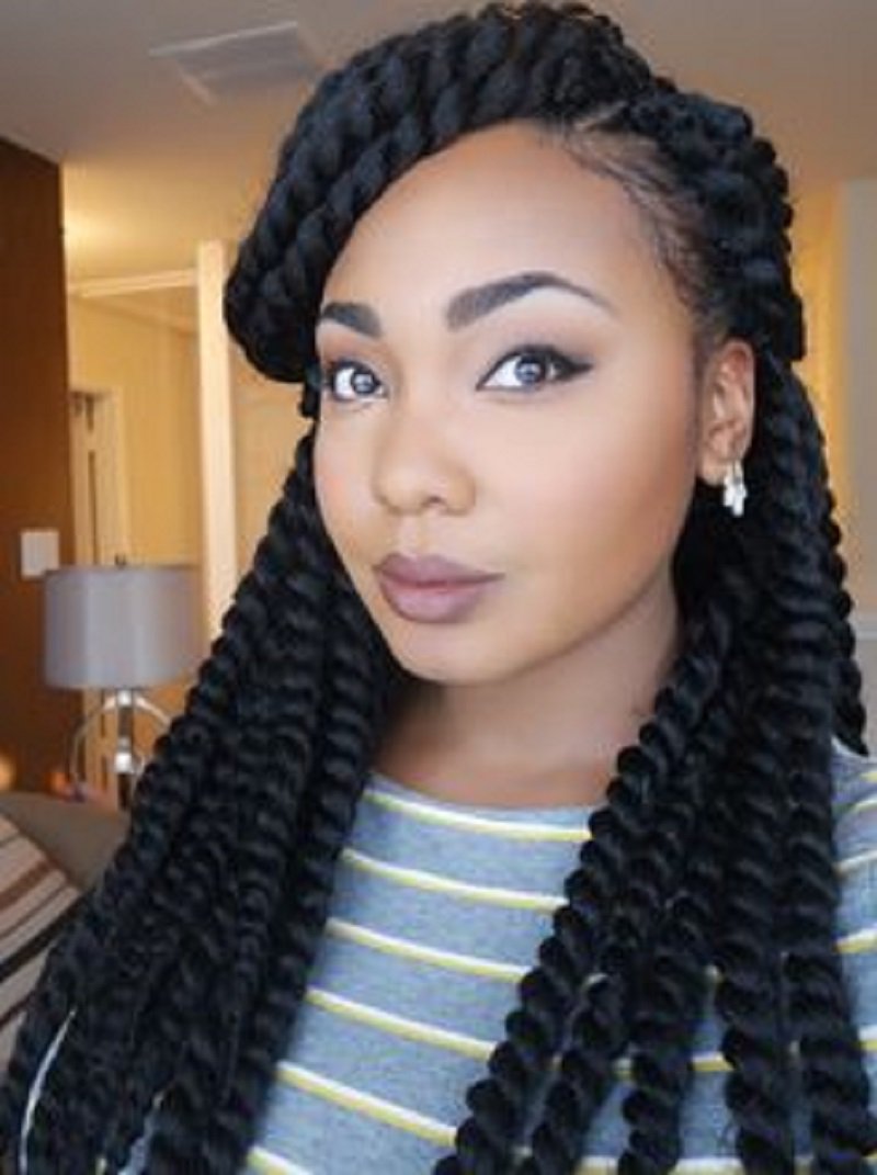 Senegalese Twist Braids-12 Crochet Braid Hairstyles You Should Try Now