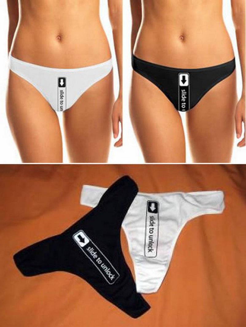 Slide To Unlock Panties-12 Funniest Geeky Panties Ever Made