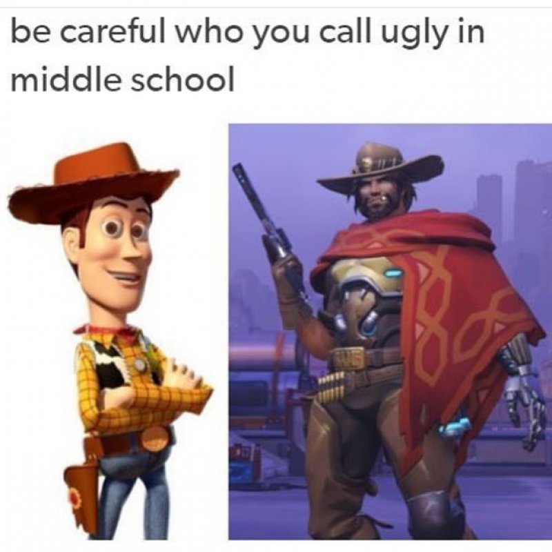 So Sherriff Woody Is McCree?-12 Hilarious Overwatch Memes That Are Sure To Make You Lol