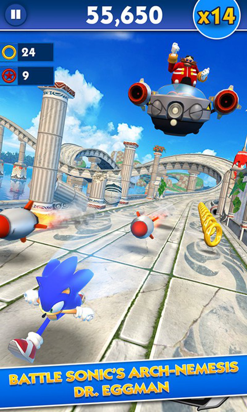 Sonic Dash-12 Best Jumping Games For IOS And Android