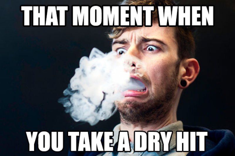 That Moment When You Take A Dry Hit-12 Hilarious Vape Memes That Will Make Lol