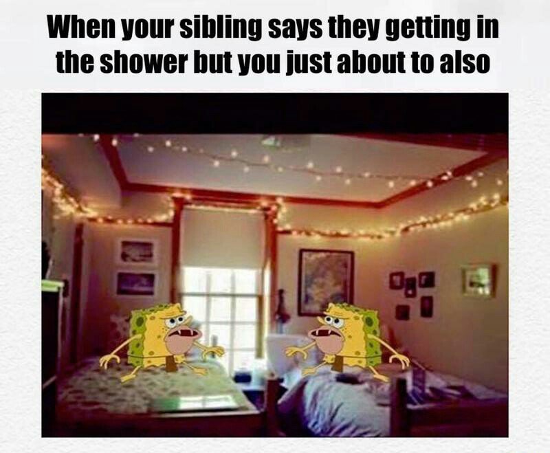 The Sibling Wars-12 Funny Caveman SpongeBob/ Spongegar Memes