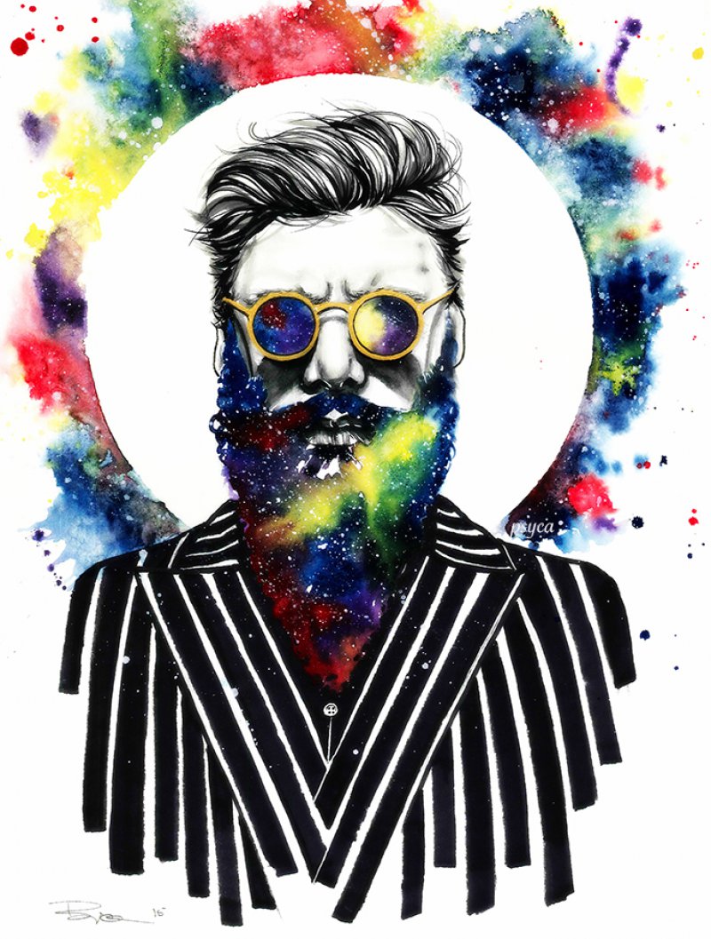 This Hipster Insignia-12 Amazing Hipster Art Pictures You Must See If You're A Hippy