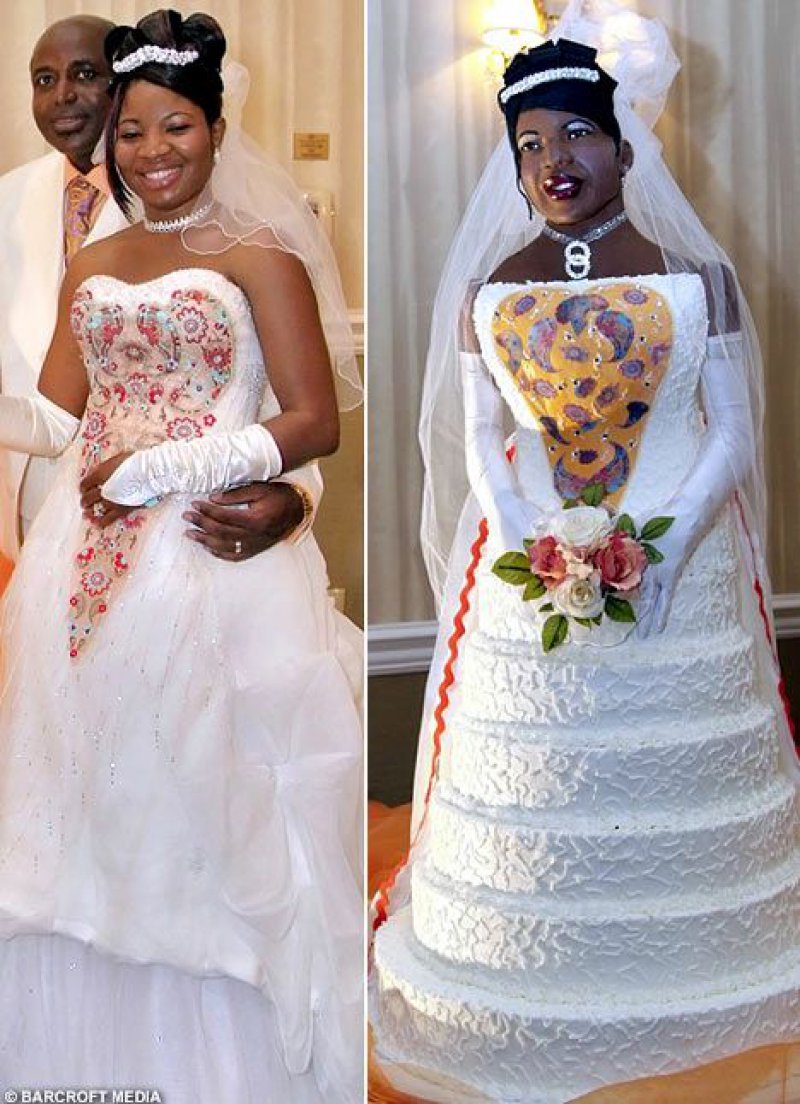 This Life Size Cake -15 Weirdest Wedding Cakes You'll Ever See
