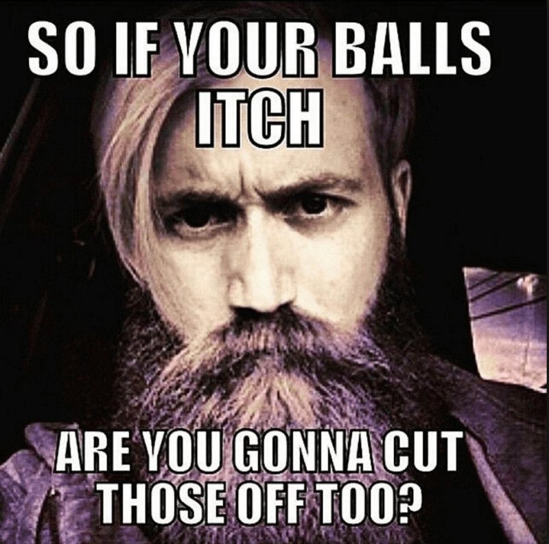 This Overly-Manly Meme About Beard-12 Funny Beard Memes That Will Make You Lol