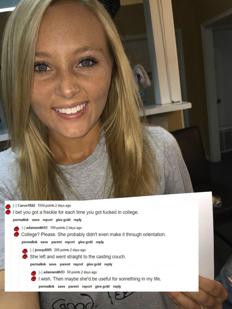 This Poor Girl-12 Best Roast Me Posts On Reddit Ever