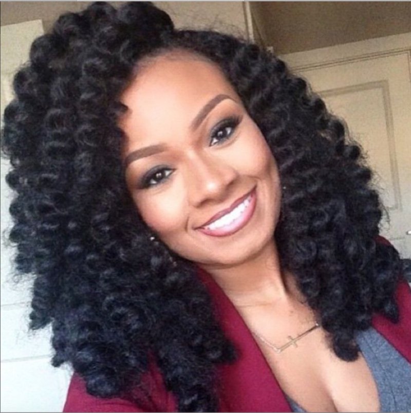 This Simple And Fluffy Crochet Braid Hairstyle-12 Crochet Braid Hairstyles You Should Try Now