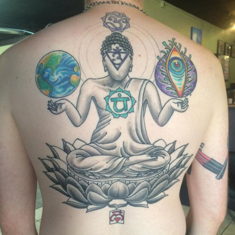 This Weird But Wonderful Buddha Tattoo-12 Amazing Buddha Tattoos That Will Make You Say I Want One