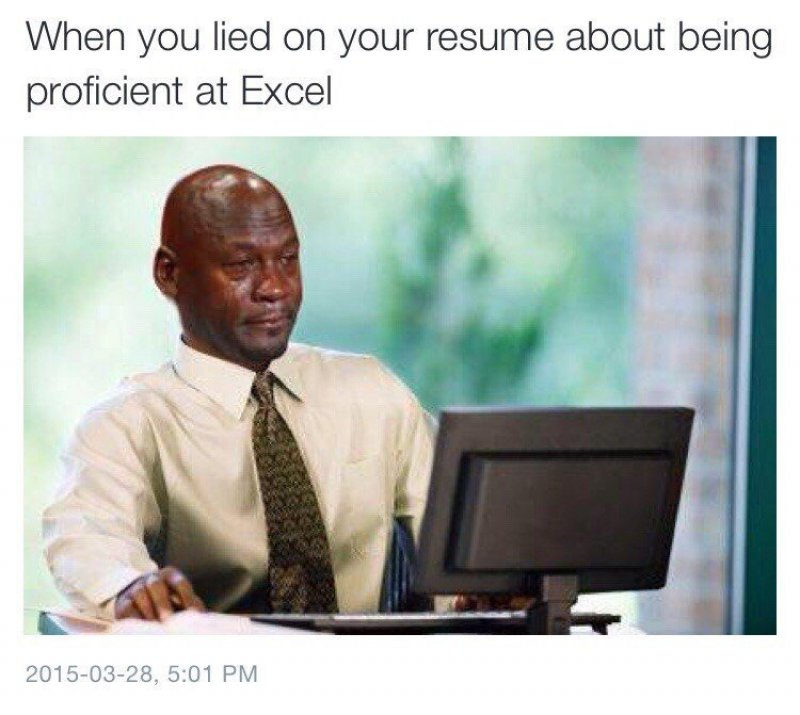 Those Resume Lies!-12 Hilarious Crying Memes That Will Make You Cry Then Laugh