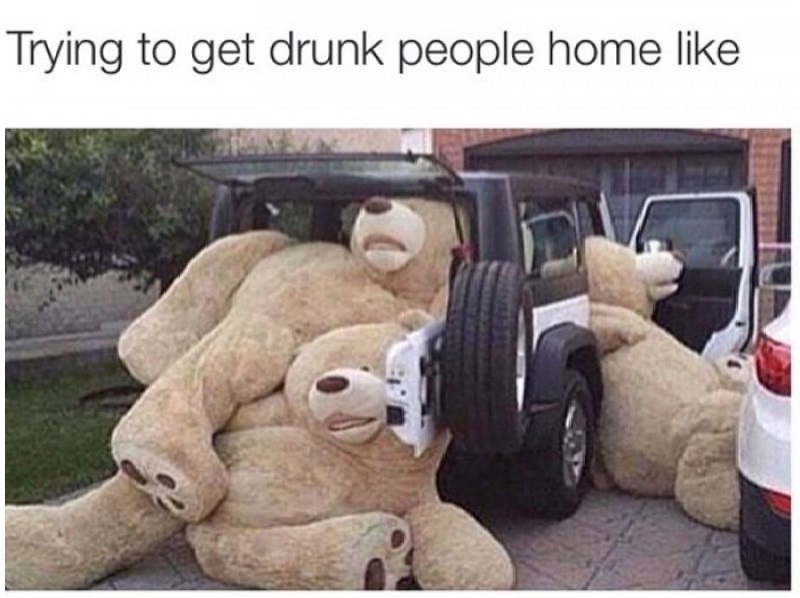 Trying To Get Drunk People Home!-12 Hilarious Drinking Memes That Are Sure To Make You Laugh