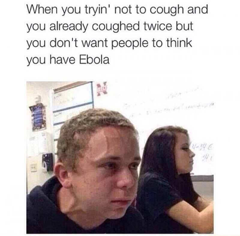 Trying To Suppress A Cough-12 Funny "Kid Who Needs To Fart" Memes.