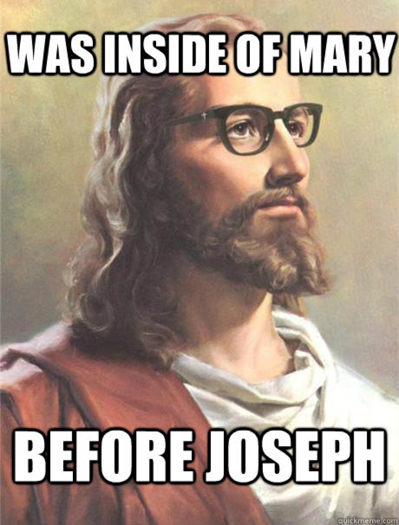 Was Inside Of Mary Before Jesus!-12 Funny Jesus Memes That Will Make You Lol