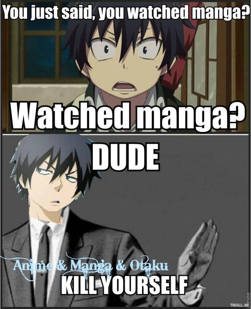 Watched Manga?-12 Funny Anime Memes That Are Sure To Make You Warai