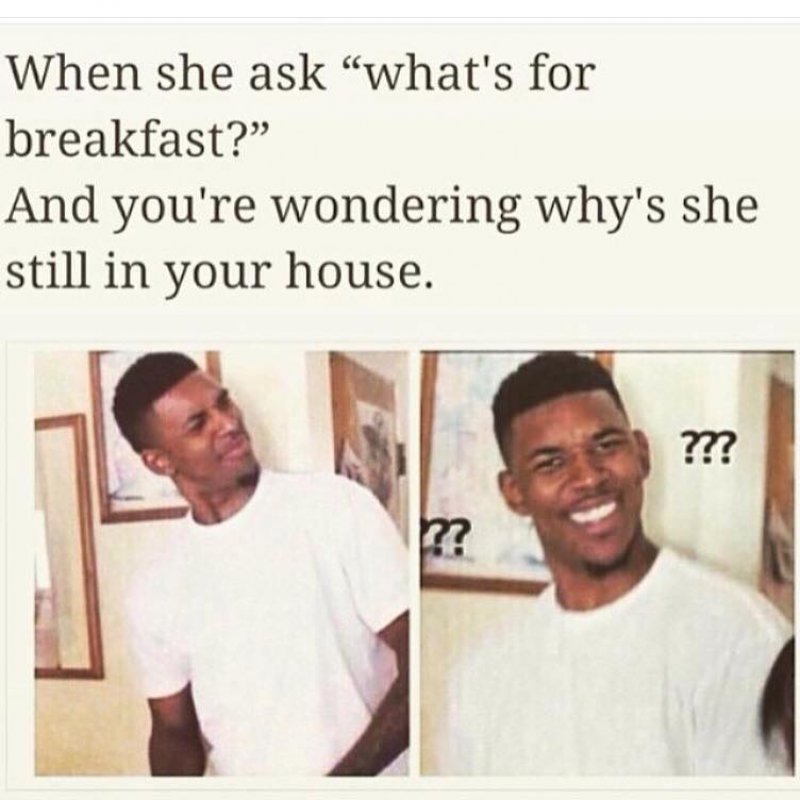 What's For Breakfast?!-12 Hilarious Confused Black Guy Memes