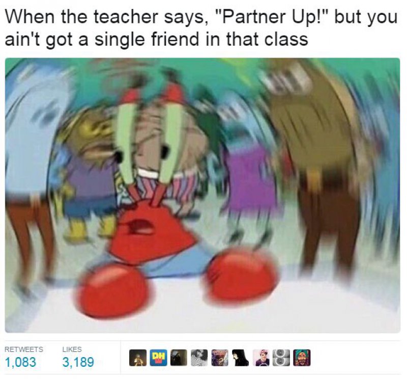 When You Don't Have Friends! -12 Hilarious Confused Mr. Krabs Memes
