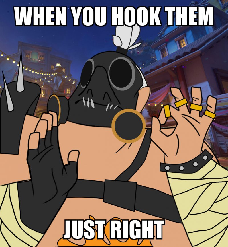 When You Hook Them Just Right-12 Hilarious Overwatch Memes That Are Sure To Make You Lol