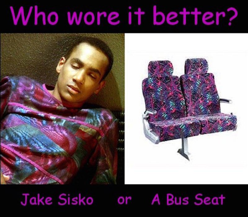 Who Wore It Better? Jake Sisko Or A Random Bus Seat?-12 Funny Star Trek Memes That Are Make Your Day