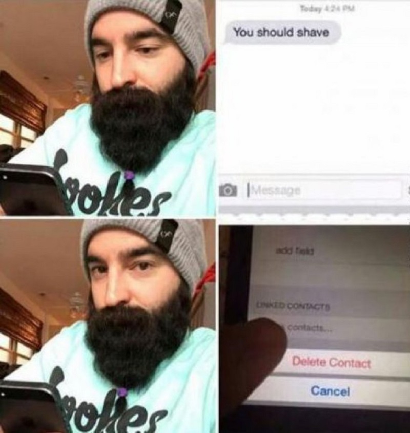 You Should Shave!-12 Funny Beard Memes That Will Make You Lol