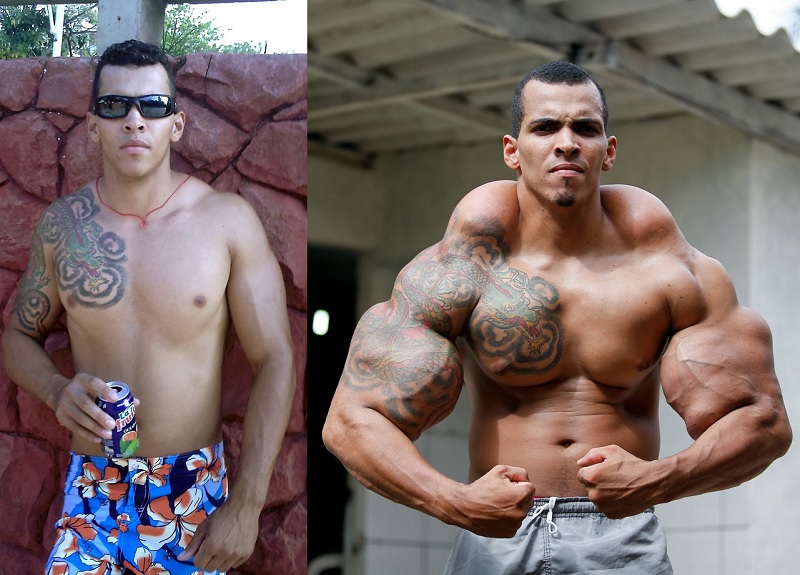 Romario Dos Santos Alves (Hulk)-15 People Who Had Plastic Surgery To Look Like Celebs