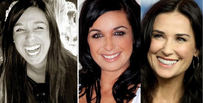 Lisa Connel (Demi Moore)-15 People Who Had Plastic Surgery To Look Like Celebs