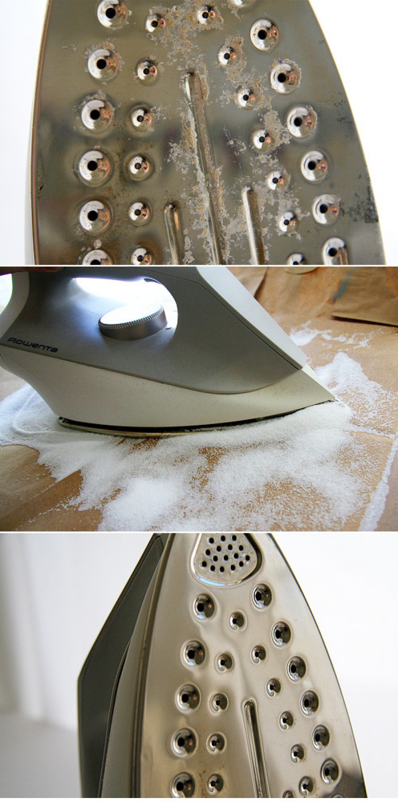 Revive Flatiron's Rough Soleplate Using Salt-15 Home Cleaning Hacks That Make Cleaning Easy